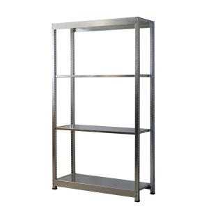 도디스 다용도 경량 누들랙 실버 아연 철제 4단 선반