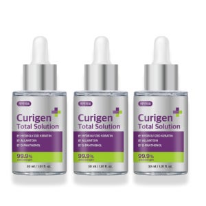 큐리젠 발톱무좀 무좀균 억제 매일 사용하는 의약외품 솔루션 30ml, 3개