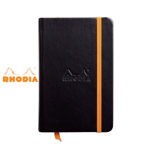 로디아 하드커버 포켓 줄지 노트 (90mm X 140mm, 192page)