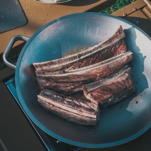 [도착보장] 클래딘 리얼 티타늄 캠핑 그리들 36cm