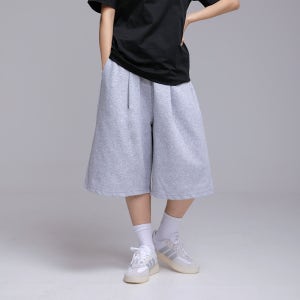 버뮤다팬츠 여름 벌룬핏 원턱 오버핏 와이드 반바지