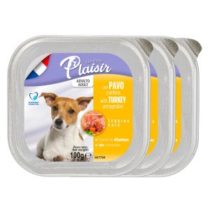 플레이저 강아지 주식캔 강아지캔 파테타입 칠면조+야채, 100g, 32개