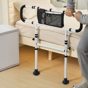 호호케어 프리미엄 침대 안전가드 길이조절 침대난간 흡착 고무 노인 안전바