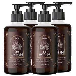 헬로바이오 진한 보리차 원액 1kg, 4개