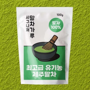 제주 말차가루 100% 유기농 원물 분말 100g, 1개