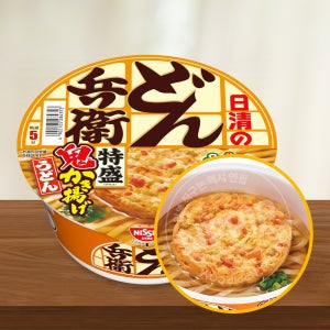 닛신 돈베이 토쿠모리 카키아게 튀김 우동 특대 136g