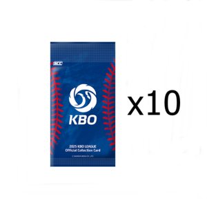 2025 KBO 야구카드 오피셜 컬렉션 10팩