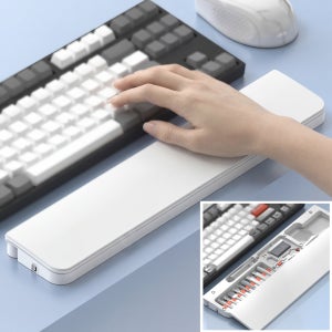 리토 키보드 손목 받침대 팜레스트 일체형 수납형 청소키트포함