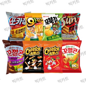 오리온스낵 4번들 롯데스낵4번들