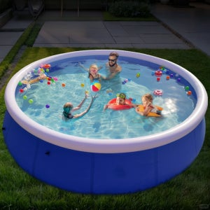 성인 공기 주입 그물 야외 가정용 수영장 수영장 볼 버터플라이 공기 주입 그물