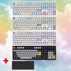 한성컴퓨터 TFG Cloud MAX CF 동그리 유무선 기계식 키보드 로즈핑크 도각45g