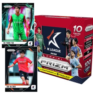 K리그 파니니축구카드 2025 PANINI 프리즘 미개봉 1박스 윤도영 린가드 친필싸인