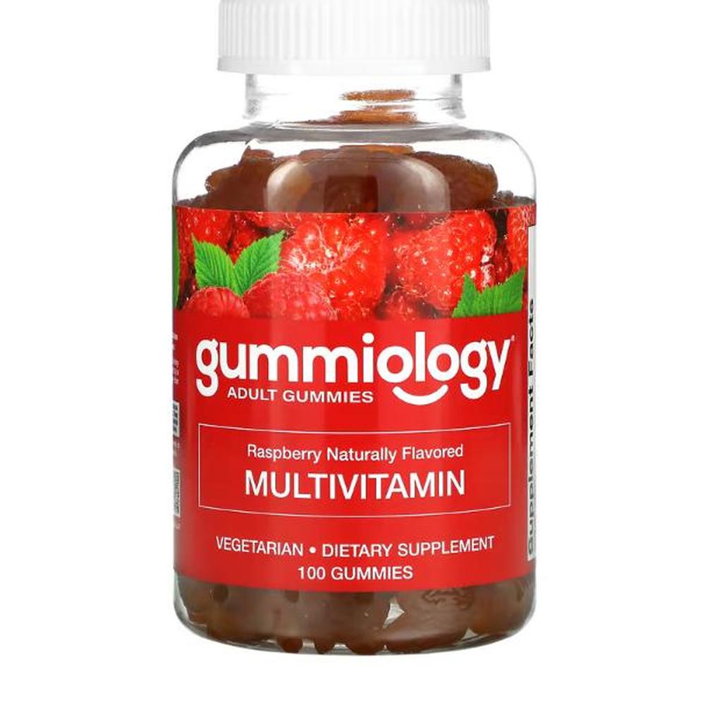<b>구미올로지</b> 성인용 <b>종합비타민</b> 구미 젤리 라즈베리맛 식물성 구미 젤리 100개