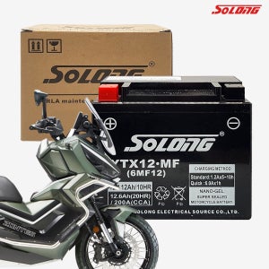 YTX12-BS 소롱 MF 무보수 배터리 존테스 368G 12V 12AH 밧데리