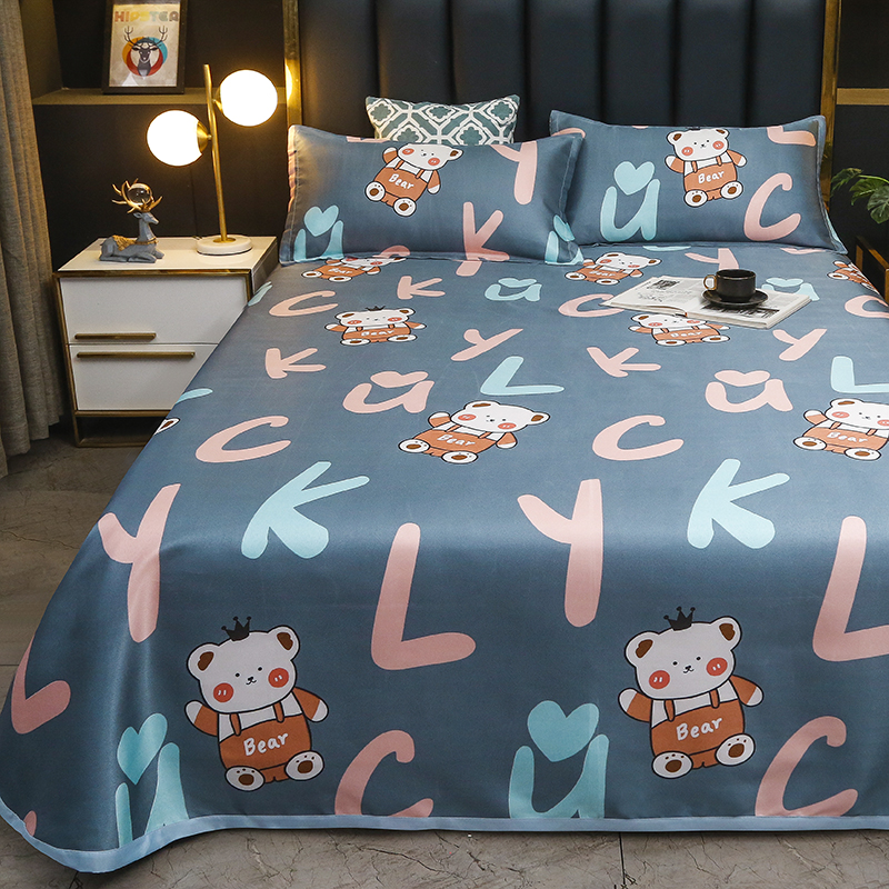 쿨터치 더위탈출 냉감이불 펜션 시원 여름에 실크 침대 얼음 시트