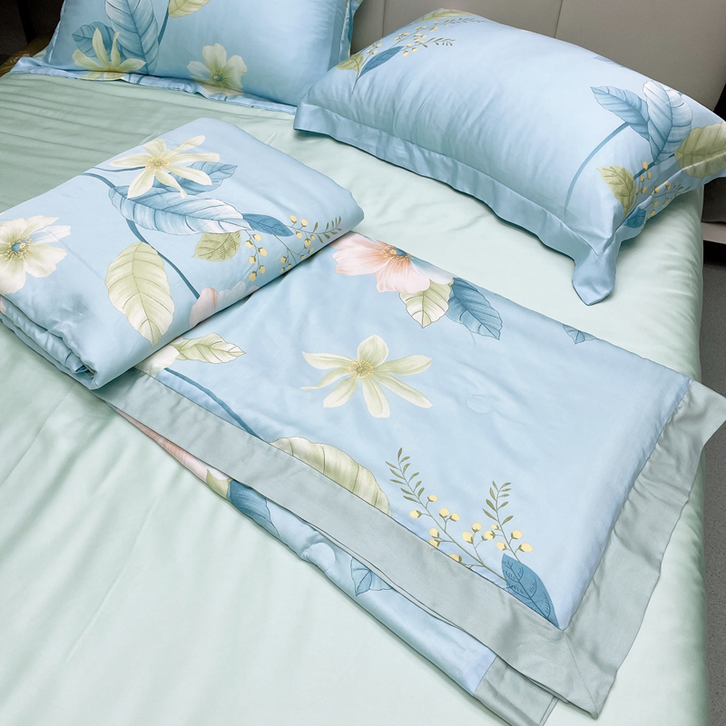 펜션 더위탈출 냉감이불 쿨터치 퀼트 테니스 대두 4 여름에 아이스 여름 세트 이불 세탁기