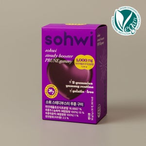 소휘 푸룬 구미 건자두 식이섬유 비건 젤리 90g, 1개
