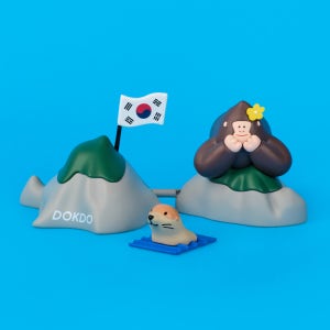 독도 X 울라 조립형 피규어 독도피규어 독도 기념품