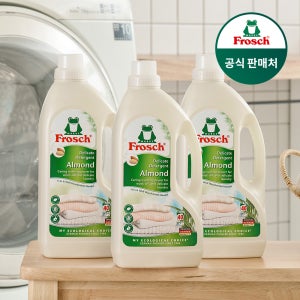프로쉬 세탁세제 1.5L, 아몬드, 3개