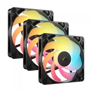 CORSAIR RS120-R ARGB (3팩(트리플팩), 블랙) / M