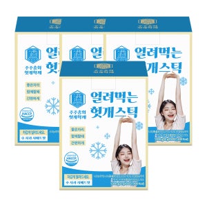 얼려먹는 헛개스틱 4박스 아이스바 대용량 헛개 확깨 사과맛 액상 스틱