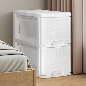 기저귀정리함 육아 아기용품 기저귀보관함 수납함 서랍장 2단, 틈새수납 2단