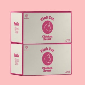 핑크캣 고양이 닭가슴살 간식 부드러운 치킨 통살 간식 닭고기, 20g, 200개