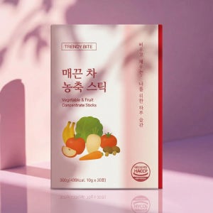 트렌디바이트 건강음료 매끈차 고밀도 앰플 스틱 10g