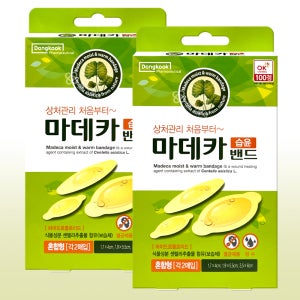 동국 마데카밴드 혼합형 6매입x2개 상처 진물 밴드 하이드로콜로이드 센텔라추출물 멸균 방수