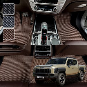 타스만 전용 3D 엠보싱 차세대 고무매트 1열2열 세트