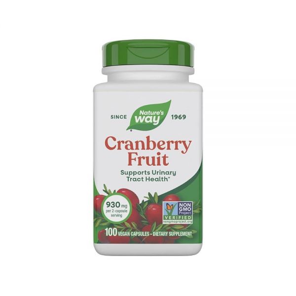 Nature’s Way 프리미엄 크랜베리, <b>요로</b> 건강 지원, 100캡슐