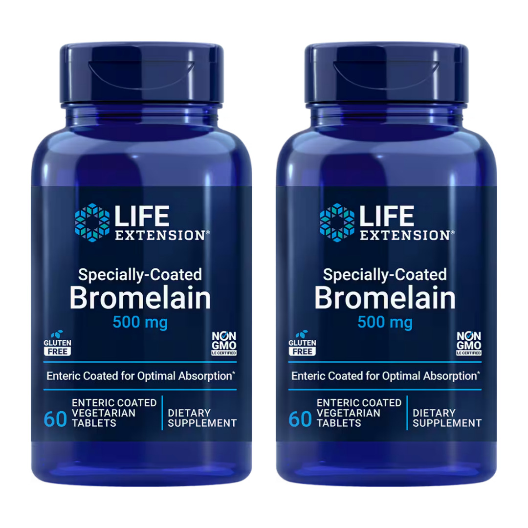 라이프익스텐션 <b>브로멜라인 500mg</b> 60정 2개세트
