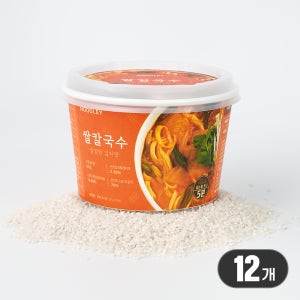 누들리 쌀칼국수 칼칼한 김치맛 글루텐프리 저칼로리 X 88g, 12개
