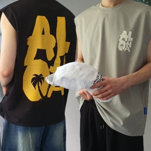 남자민소매티 오버핏나시 남성여름나시