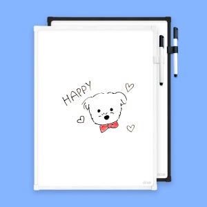 그리고 가벼운 자석 메모보드 미니 화이트보드 소형 칠판 마커 펜 1개 포함