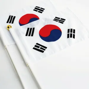 국산 미니 태극기 국가 행사용 손 태극기 소형 깃발 수기