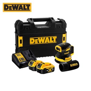 디월트 20V MAX 충전 원형 샌더 샌딩기 세트(5.0Ah 2팩) DCW210P2-KR