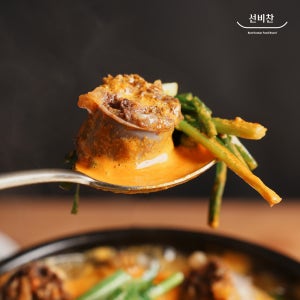 선비찬 매운 즉석국 얼큰이사골순대국 600g X 6봉