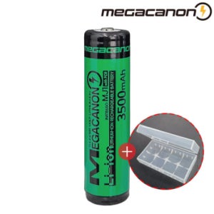 메가캐논 18650 배터리 보호회로 충전지 리튬이온 MJ1 3500mAh 충전용 볼록 건전지
