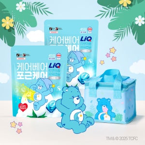 [기획세트] 리큐X케어베어 캡슐세제 45입 2개 + 보냉백