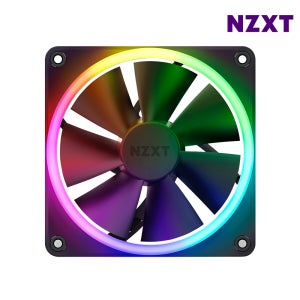 NZXT F120 RGB 블랙 쿨링팬 시스템팬 120mm