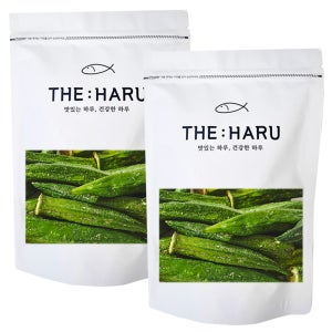 (N) 더하루 오크라칩 야채칩 2봉 원물간식 무염 저당 아이과자 스낵