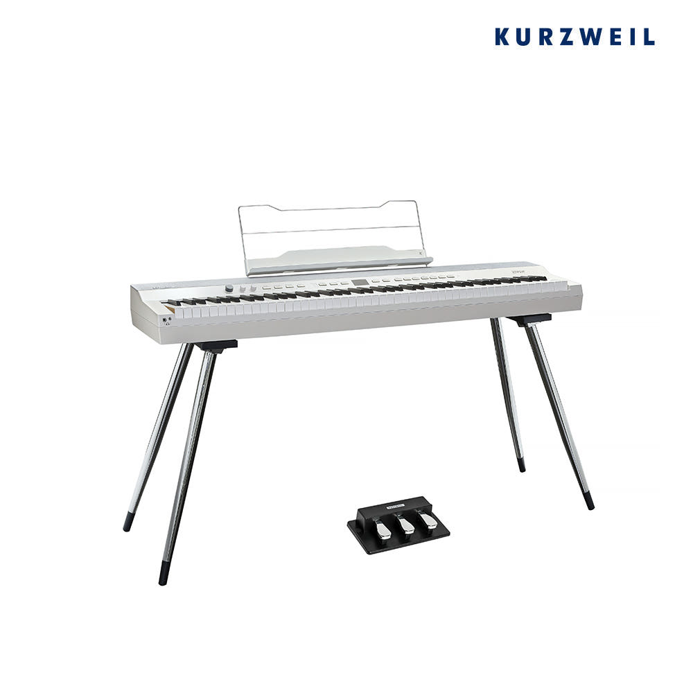 Kurzweil [본사직영] 커즈와일 KaP1W+ST-C1 크롬스탠드 Ka P1W 목재건반 디지털피아노