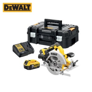 디월트 20V MAX 7인치 충전 원형톱 세트(5.0Ah 2팩) DCS570P2-KR