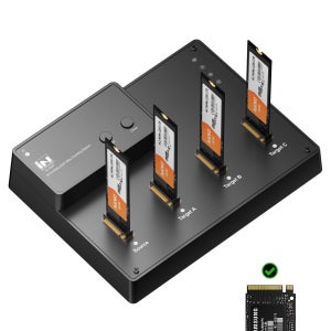 M.2 SSD NVMe 4베이 도킹 카피 복사기 클론 복사 1:3복사 외장 리더기