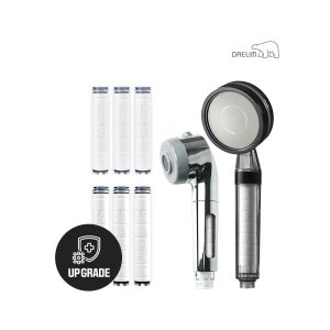 대림바스 디클린 히든필터뷰어 주방용헤드+샤워기+항균 플러스 리필필터(3개입) SET