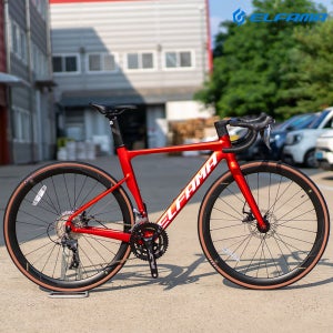 엘파마 에포카 1 Gen2 입문용 로드 사이클 자전거 클라리스 16단 700C 메탈릭 레드 M(510)