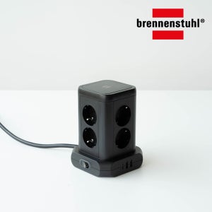 브레넨스툴 독일 고용량 타워 멀티탭 8구 고속충전 / Brennenstuhl Tower