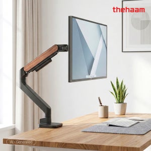 더함 모니터암 고중량 퓨전 싱글 모니터 거치대 124.5cm(49인치)