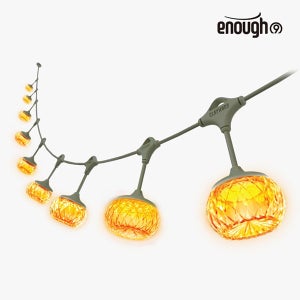 크레모아 이너프9 LED 캠핑랜턴 아웃도어 감성조명 스트링라이트 (전용 앱 컨트롤) 카키